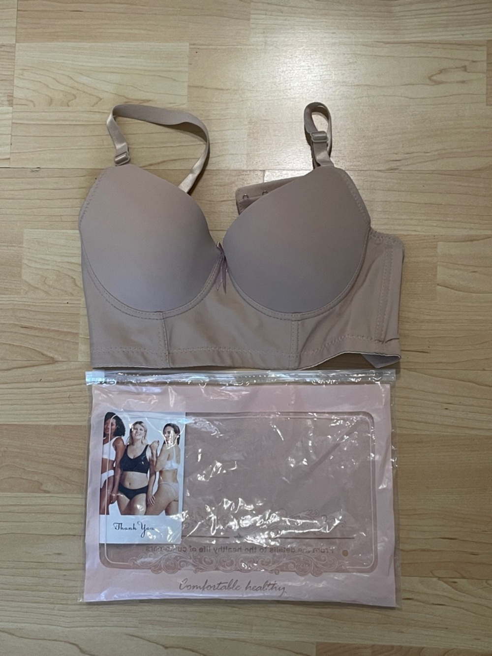 Everyday Smooth Light Beige Longline Bra - Women Intimates